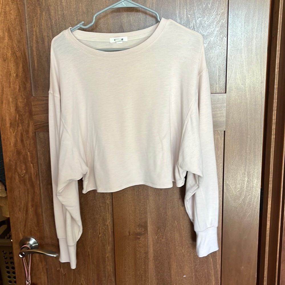Lightweight, Baby pink, Cropped Garage Top.